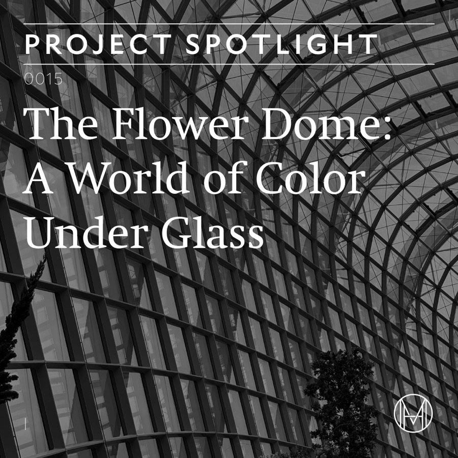 The Flower Dome: A World of Color Under Glass, slide 1