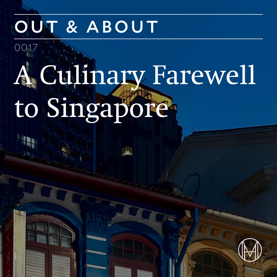 A Culinary Farewell to Singapore, slide 1